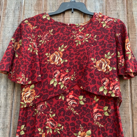 Vintage COCO BLANCO 100% linen maxi floral dress - Picture 2 of 16